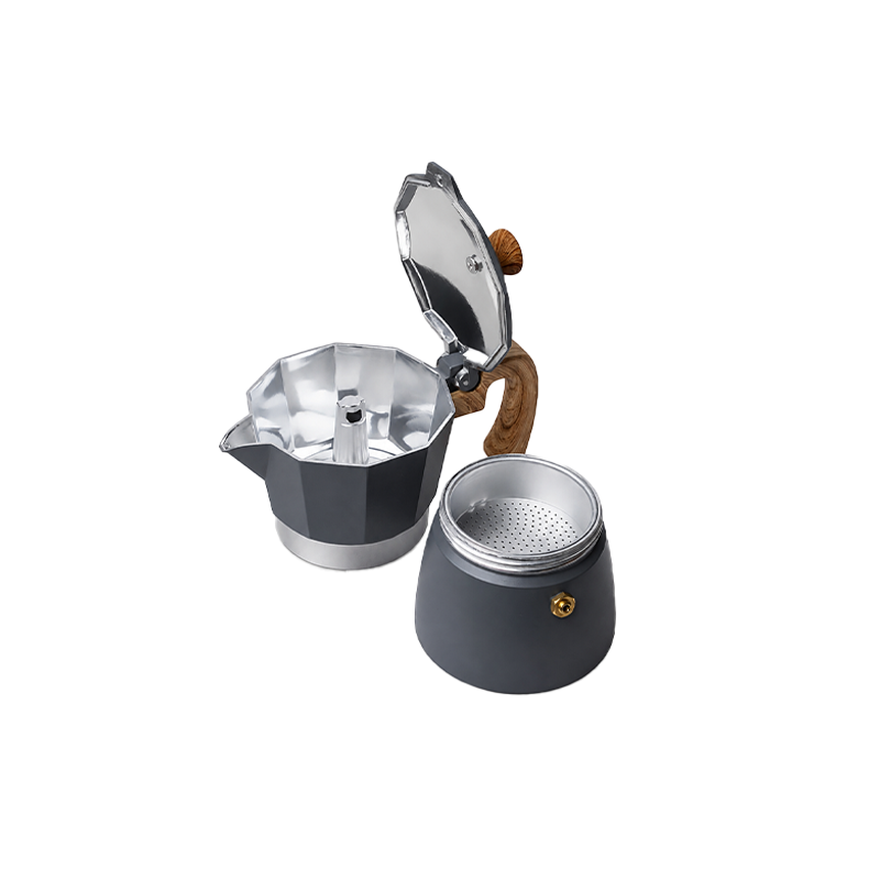 Gray Moka Pot